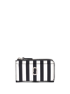 MARC JACOBS MARC JACOBS THE STRIPE ZIPPED WALLET