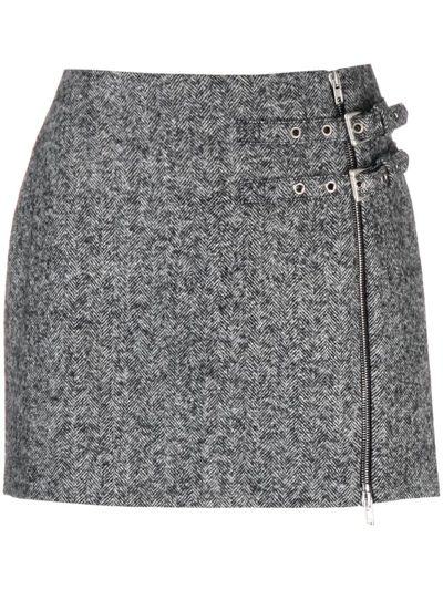 Alessandra Rich Alessandra Mini Skirt In Black