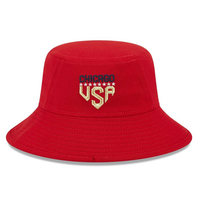 New Era Red Chicago White Sox 2023 Fourth Of July Bucket Hat
