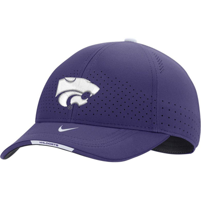 Nike Purple Kansas State Wildcats 2023 Sideline Legacy91 Performance Adjustable Hat