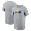Nike Gray Los Angeles Rams Logo Essential T-shirt In Gray
