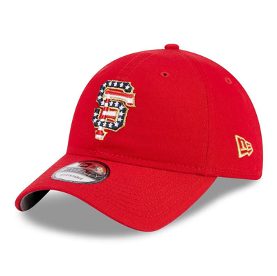 New Era Red San Francisco Giants 2023 Fourth Of July 9twenty Adjustable Hat