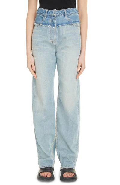 Givenchy Flared Denim Trousers In Blue
