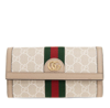 GUCCI GUCCI MONOGRAMMED OPEN FOLD WALLET