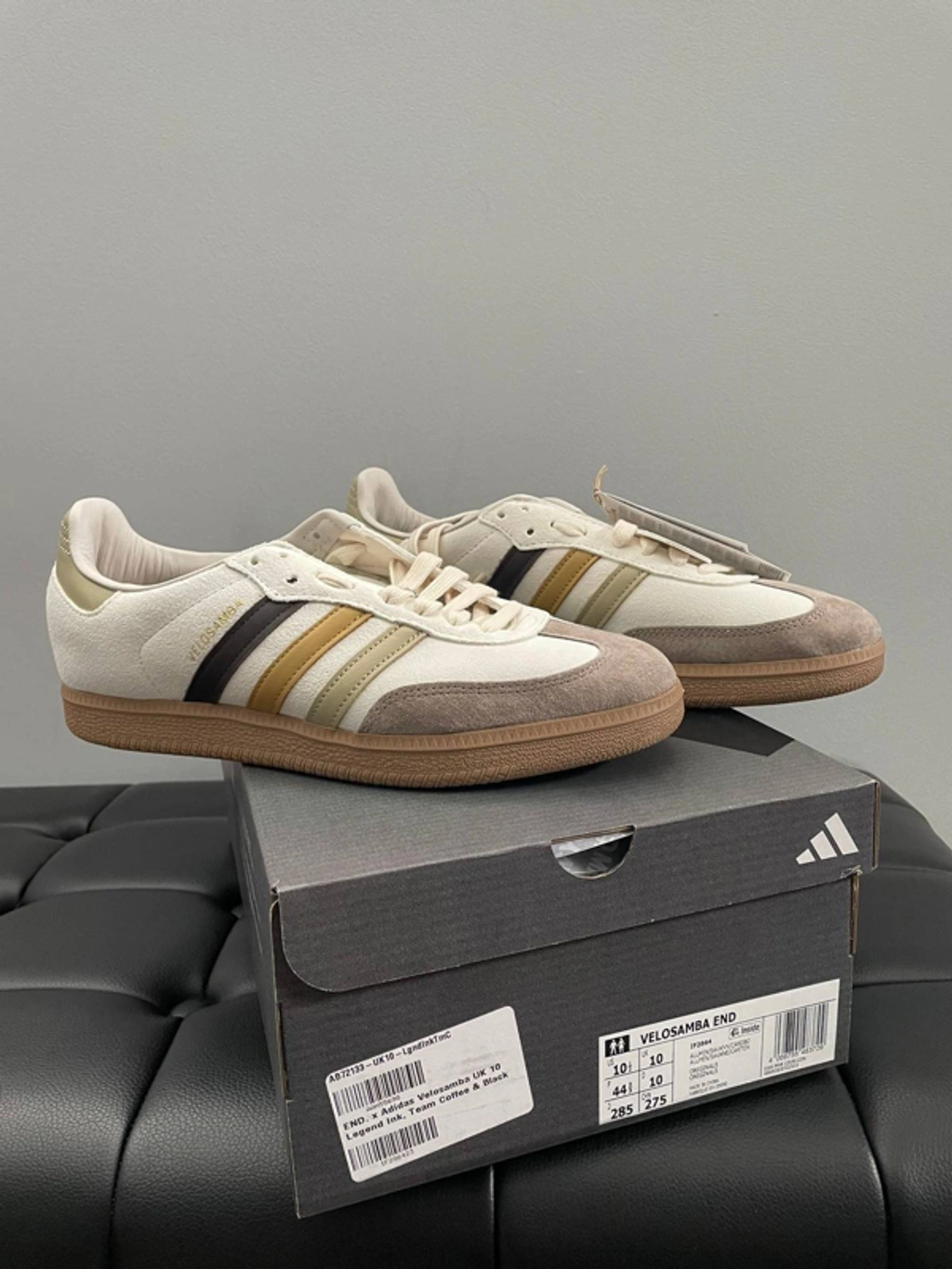 スニーカー adidas Velosamba END. Social Cycling Team Coffee Pre-owned Adidas X End X Adidas Velosamba 'social Cycling