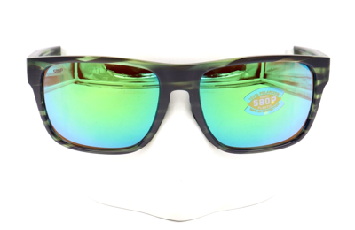Pre-owned Costa Del Mar Spearo Xl Matte Reef Green 580p Sunglasses 06s9013 90131159 $217