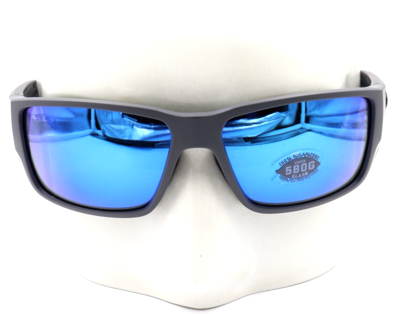 Pre-owned Costa Del Mar Blackfin Pro Matte Gray Blue 580g Sunglasses 06s9078 90780960