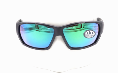 Pre-owned Costa Del Mar Tuna Alley Matte Tiger Green 580g Sunglasses 06s9009 90093062