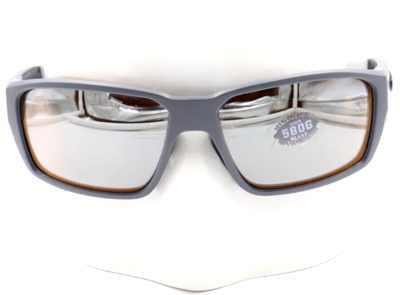 Pre-owned Costa Del Mar Fantail Pro Copper/silver 580g Sunglasses 06s9079 90791160