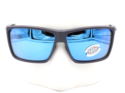 Pre-owned Costa Del Mar Rinconcito Matte Gray Sunglasses Blue 580g 06s9016 90162460