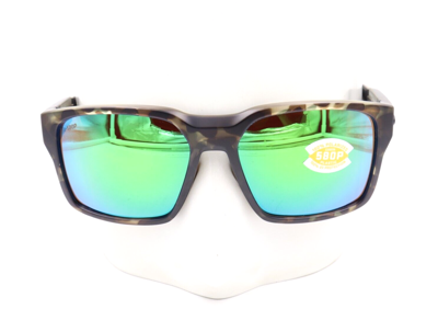 Pre-owned Costa Del Mar Tailwalker Matte Wetlands Green 580p Sunglasses 06s9003-90031756
