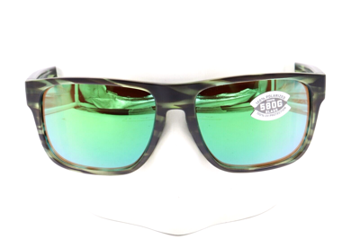 Pre-owned Costa Del Mar Spearo Xl Matte Reef Green 580g Sunglasses 06s9013 90130759