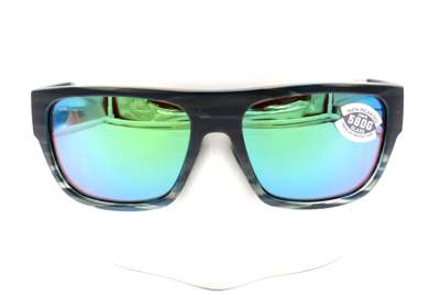 Pre-owned Costa Del Mar Sampan Matte Reef Green 580g Sunglasses 06s9033 90333160 $284
