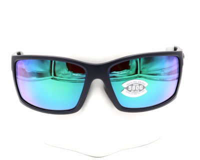 Pre-owned Costa Del Mar Reefton 01 Blackout Green 580g Sunglasses 06s9007 90071964