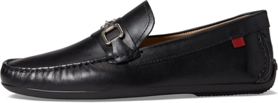 Pre-owned Marc Joseph New York Mens Casual Comfortable Genuine Leather Driving Moccasins Classic Wall... In Black Napa