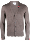 Thom Browne Brown Virgin Wool Sweaters In Brown