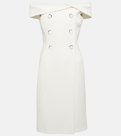 Max Mara Bridal Fiandra Off-shoulder Minidress In White