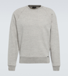 Tom Ford Cotton-blend Jersey Sweatshirt In Grey