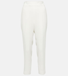 Max Mara Bridal Cady Straight Pants In White