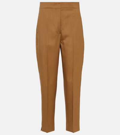 Max Mara Mira Pants In Cammello