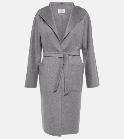 Max Mara Lilia Cashmere Wrap Coat In Grey