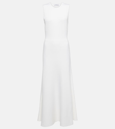 Gabriela Hearst Doria Cashmere-blend Maxi Dress In White
