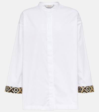 's Max Mara Tenerife Cotton Shirt In White