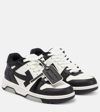 Off-white Off White Out Of Office Leather Sneakers In Black