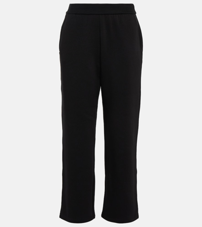 's Max Mara Damiana Cotton-blend Trousers In Black