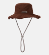 Jacquemus Le Bob Artichaut Fisherman Hat In Brown