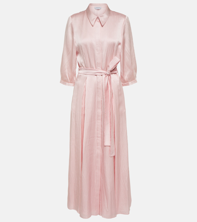 Gabriela Hearst Andy Silk Maxi Dress In Pink