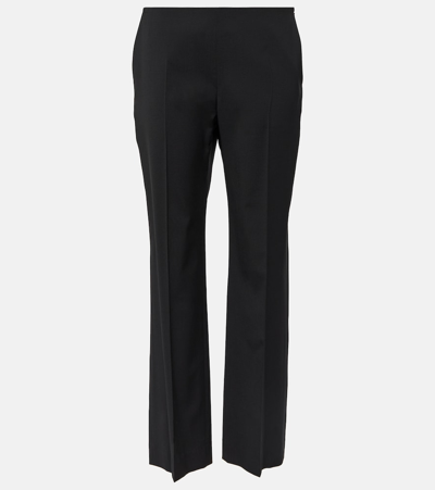 The Row Flame Low-rise Straight Pants In Black