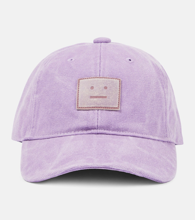 Acne Studios Face Hat In Purple
