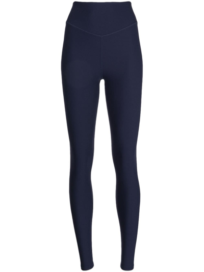 The Upside Peached High-waist Leggings In Navy