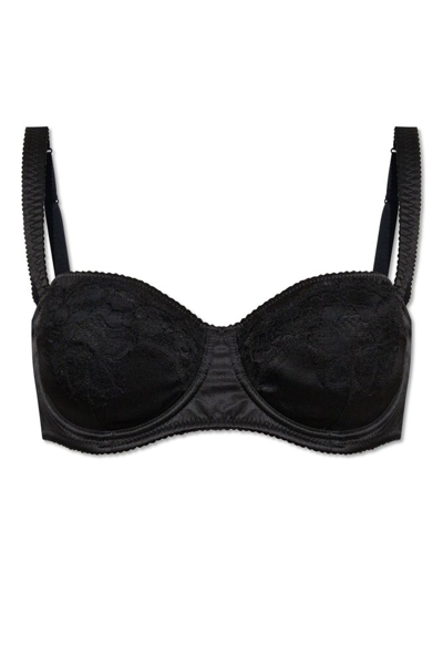 Dolce & Gabbana Underwire Balconette Bra In Black