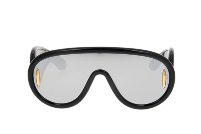 Loewe Shield Frame Sunglasses In Black