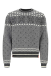THOM BROWNE THOM BROWNE PATTERN KNITTED SWEATER