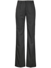 ALESSANDRA RICH PINSTRIPED TAILORED TROUSERS