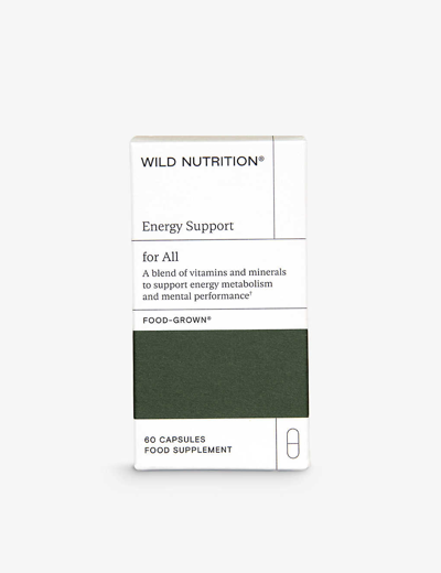 Wild Nutrition Energy Support Supplements 60 Capsules