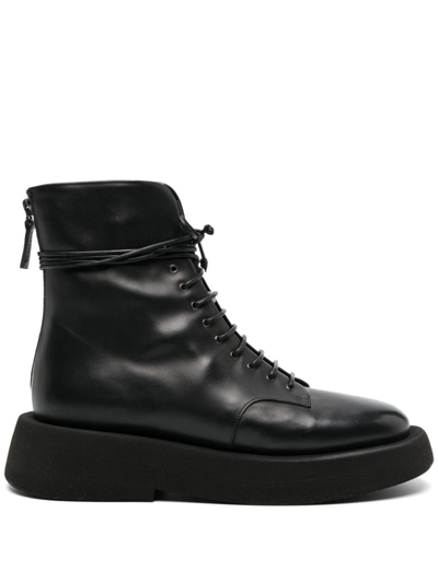 Marsèll Chunky-sole Leather Boots In Black
