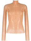 Forte Forte Lace-detail Long-sleeved Top In Neutrals