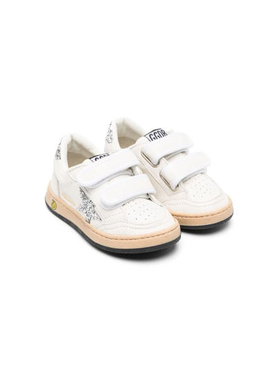 Golden Goose Kids' Glitter-detail Low-top Sneakers In White