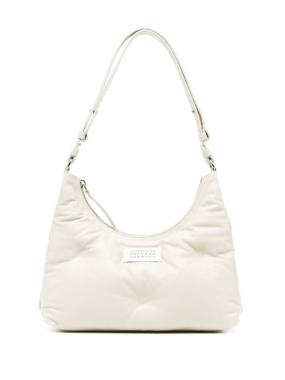 Maison Margiela Small Glam Slam Shoulder Bag In Neutrals