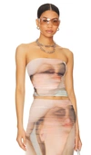 AFRM PASQUINA STRAPLESS TOP