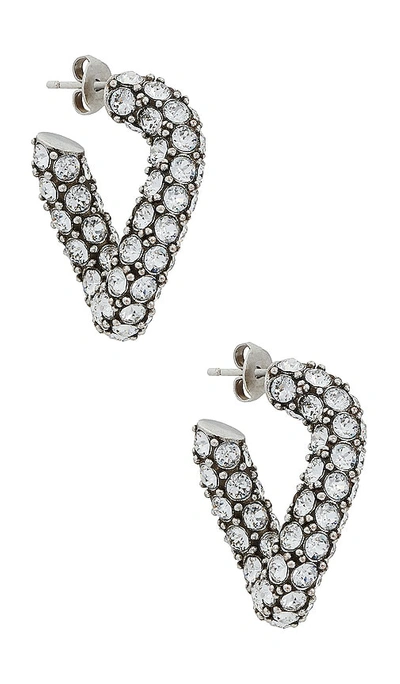 Isabel Marant Boucle D'oreill Earrings In Metallic Silver