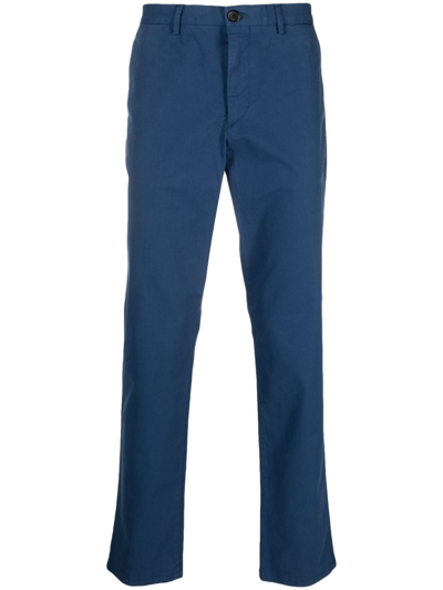 Ps By Paul Smith Straight-leg Tailored Trousers In Blue