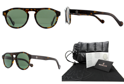 Pre-owned Moncler Eyewear Sunglasses Acetate Ml0073 Sunglasses Glasses Havana