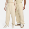 Nike Women's  Sportswear Club Fleece Mid-rise Oversized Sweatpants In Brown