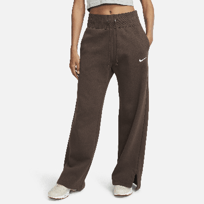 NIKE WOMEN'S  SPORTSWEAR PHOENIX FLEECE HIGH-WAISTED WIDE-LEG SWEATPANTS,1012306625