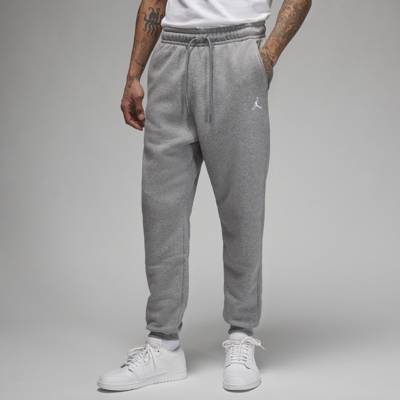 Jordan Men's  Brooklyn Fleece Sweatpants In Carbon Heather/white